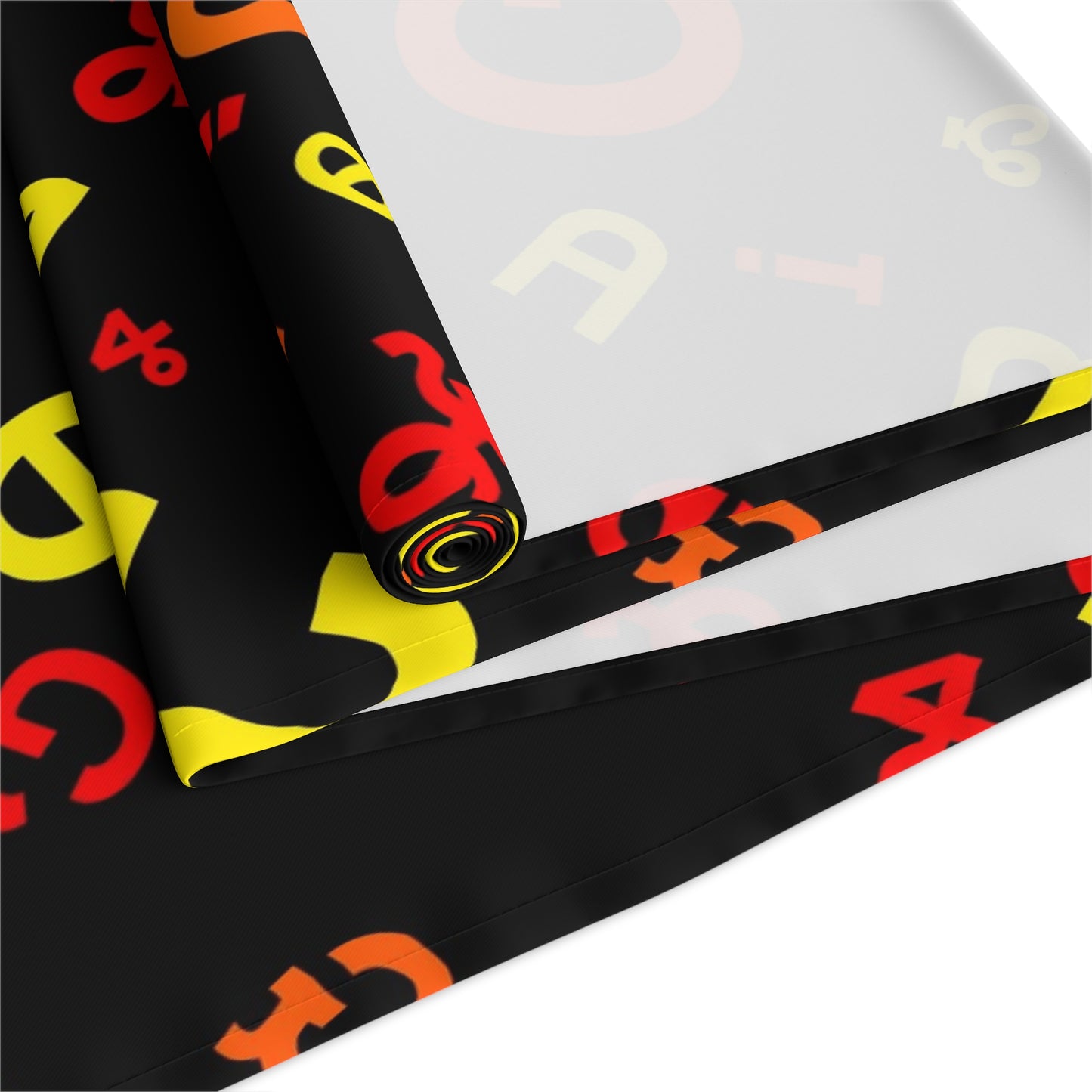 Syllabary table runner