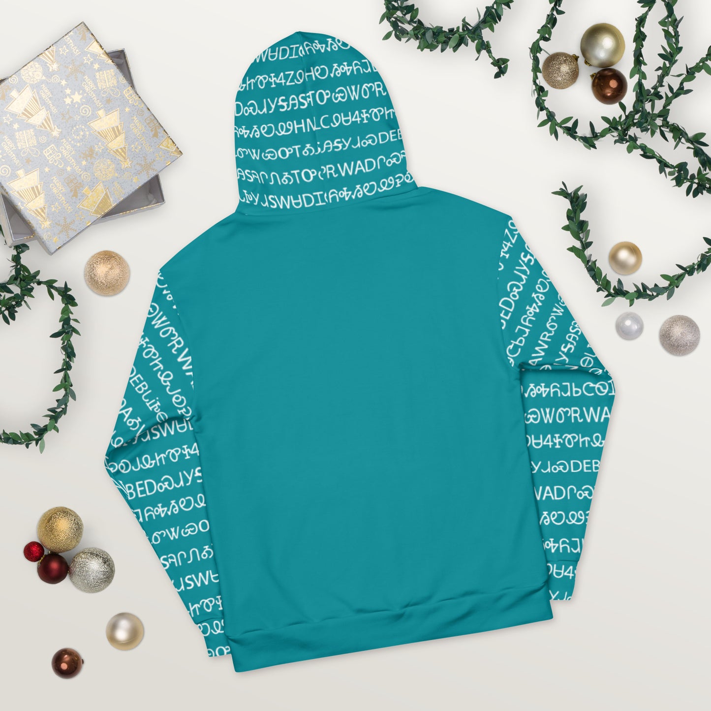 Eastern Blue Syllabary Hoodie