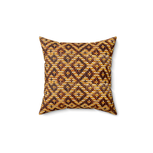 Cherokee Talutsa Faux Suede Square Pillow