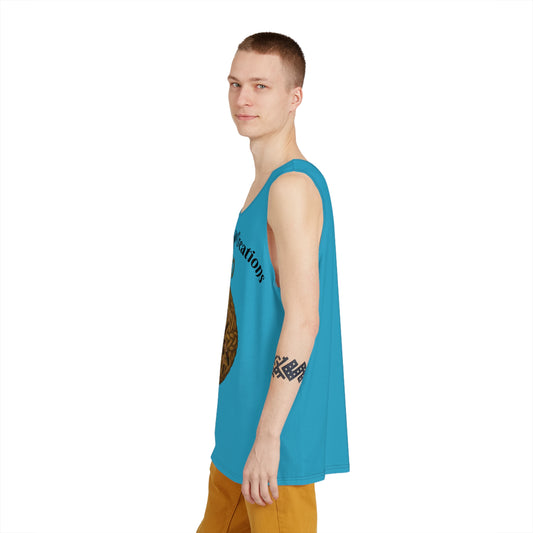 WaterSpider Logo Tank Turquoise