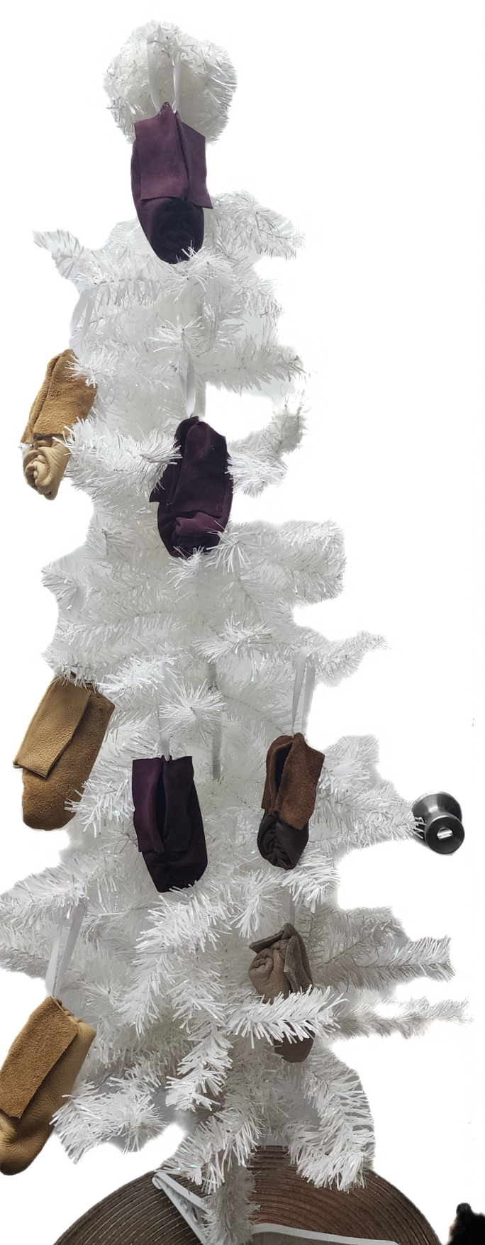 Miniature Puckertoe Moccasin Ornament 2024