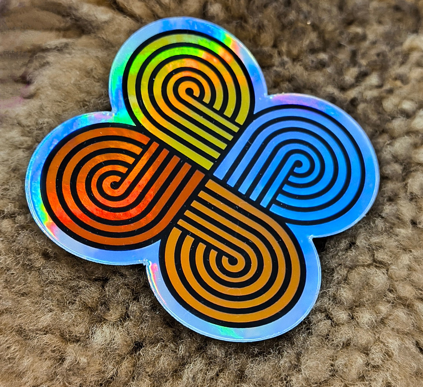 Metallic Fire in Four Directions