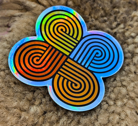 Metallic Fire in Four Directions