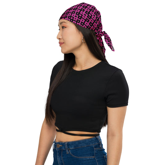 Unbroken Friendship Bandana in Hot Pink