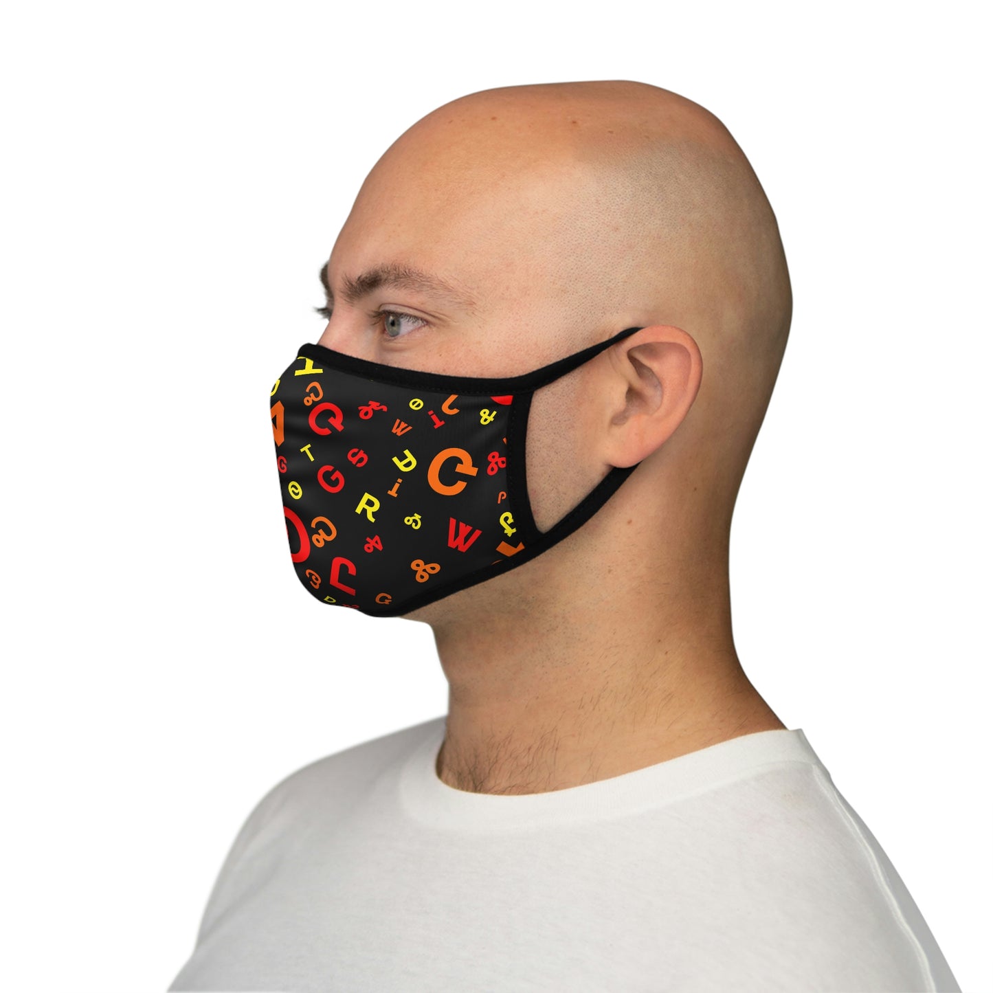 Fire Syllabary Face Mask