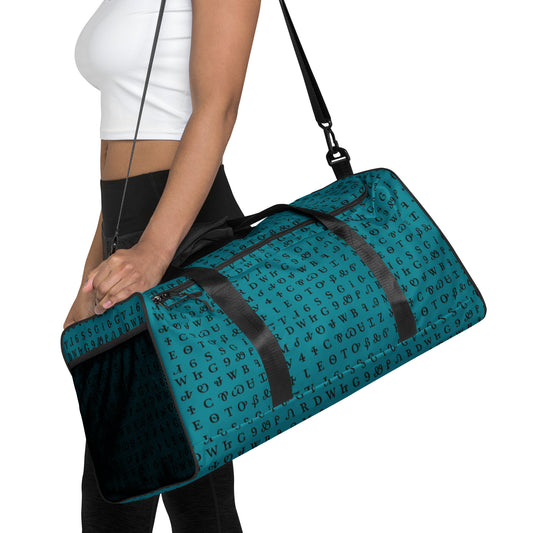 Turquoise Duffle