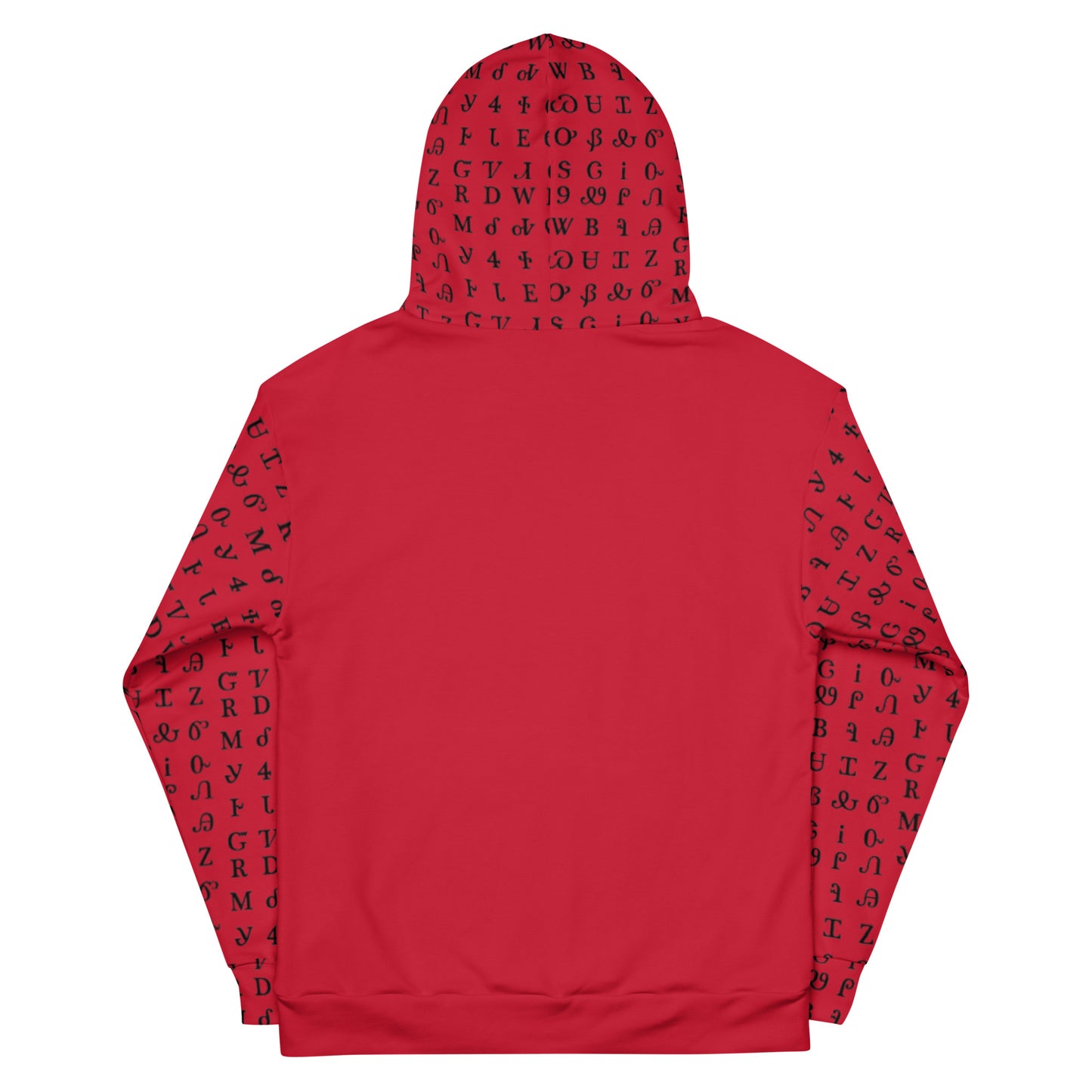 Red Syllabary Hoodie